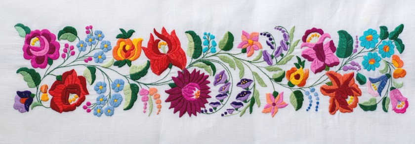 Embroidered fabrics