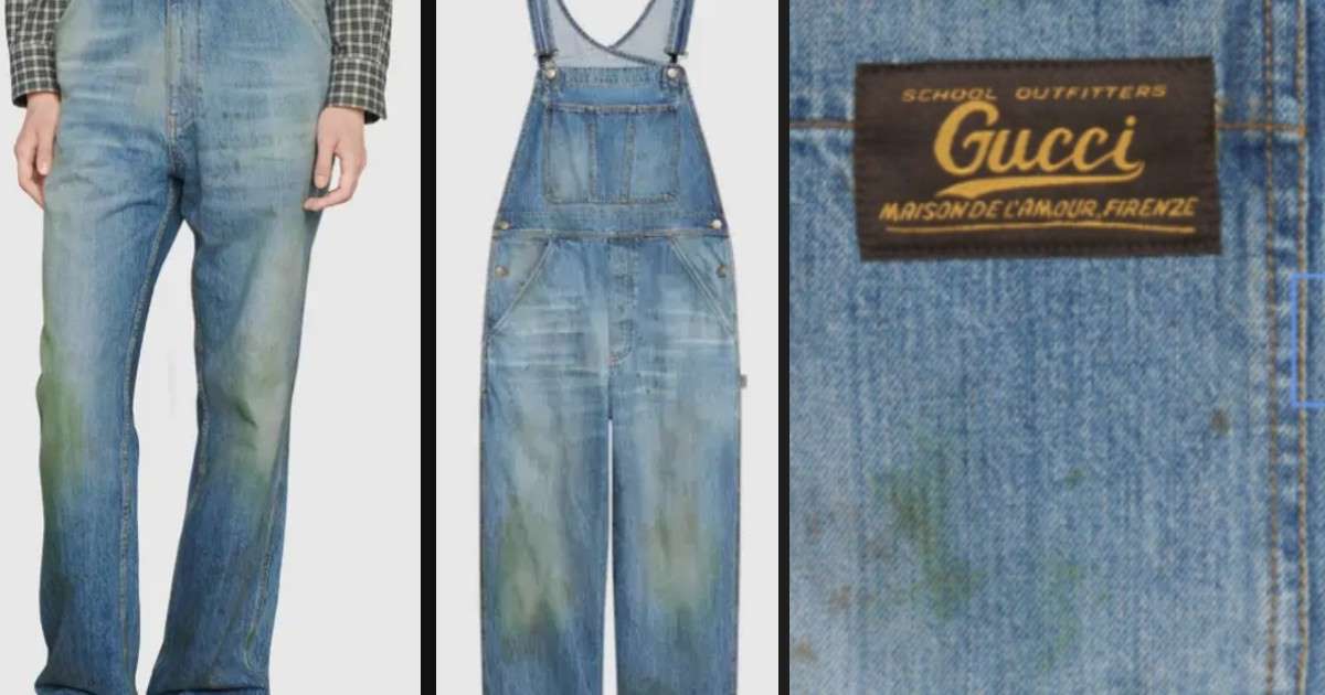 All You Need to Know About Gucci GrassStained Denims That Went Viral