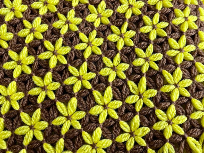 Floral blanket crochet patterns for babies