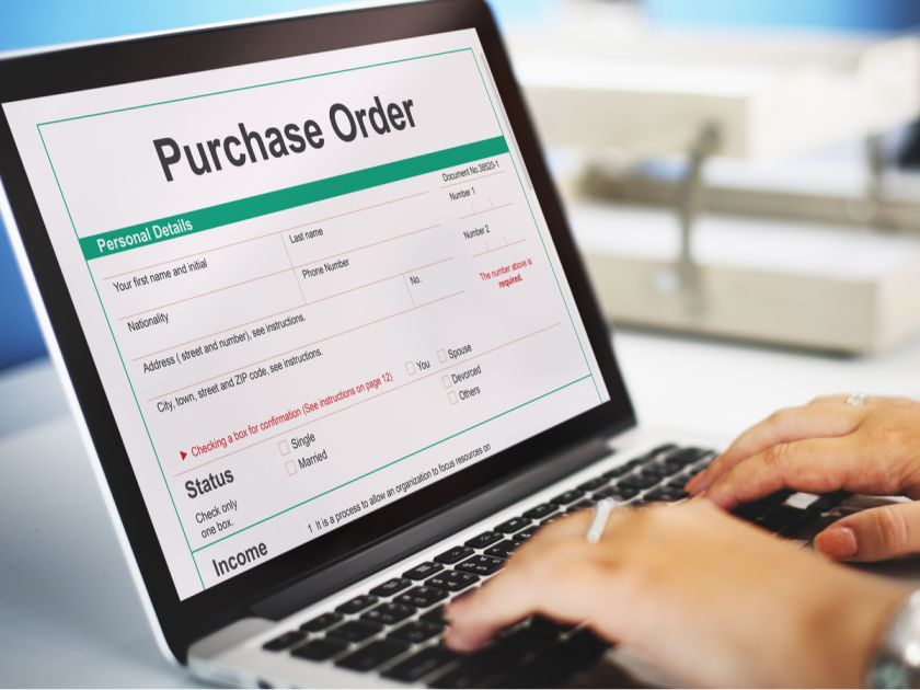 Format of purchase order