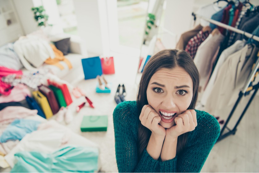 Failing to keep up with current fashion trends