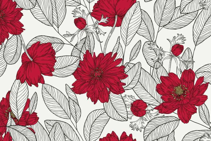 Floral Textile Pattern