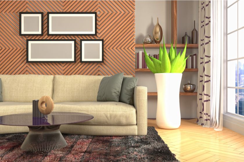 Use a carpet according to the space