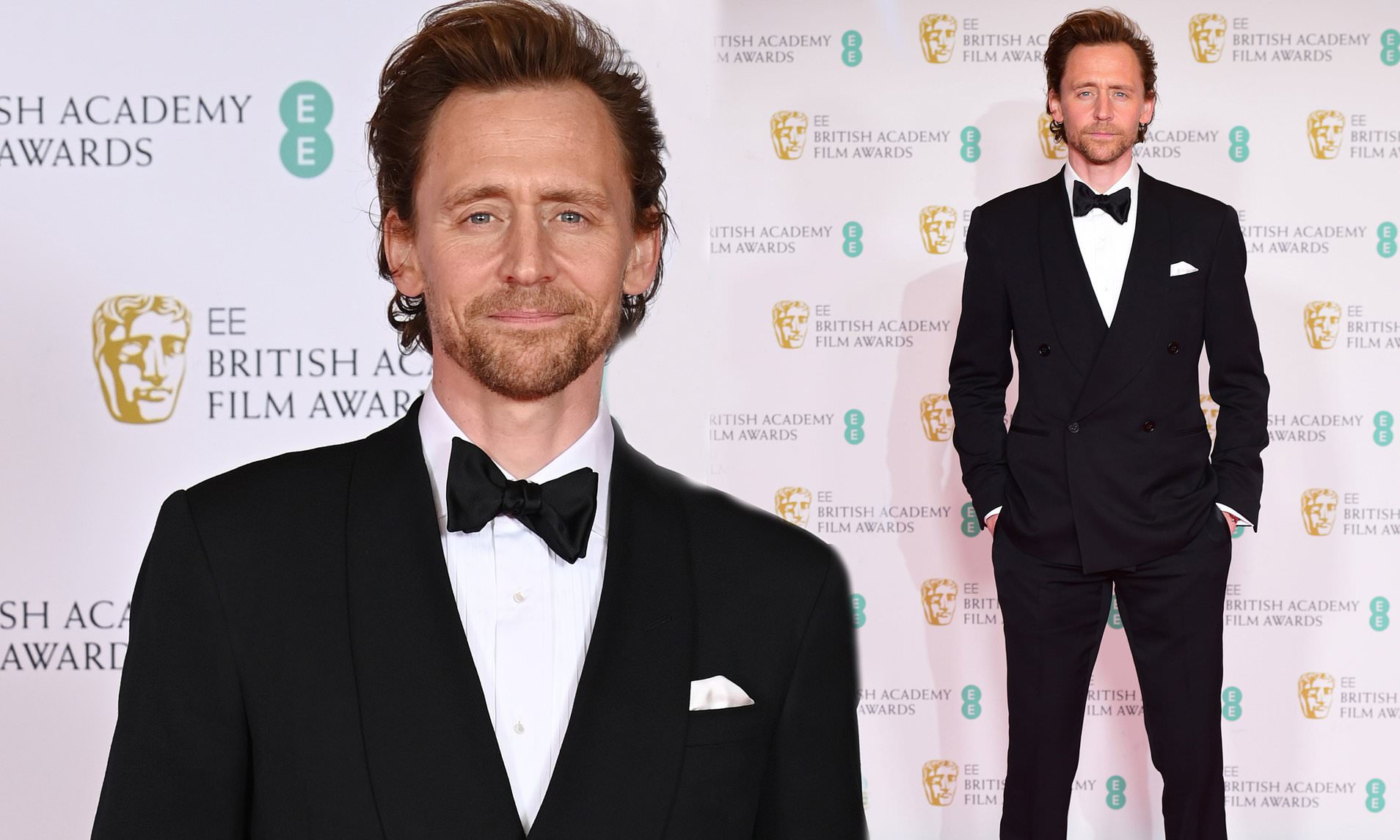 Tom Hiddleston in Bafta 2022