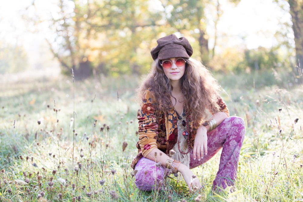 what did real hippies wear