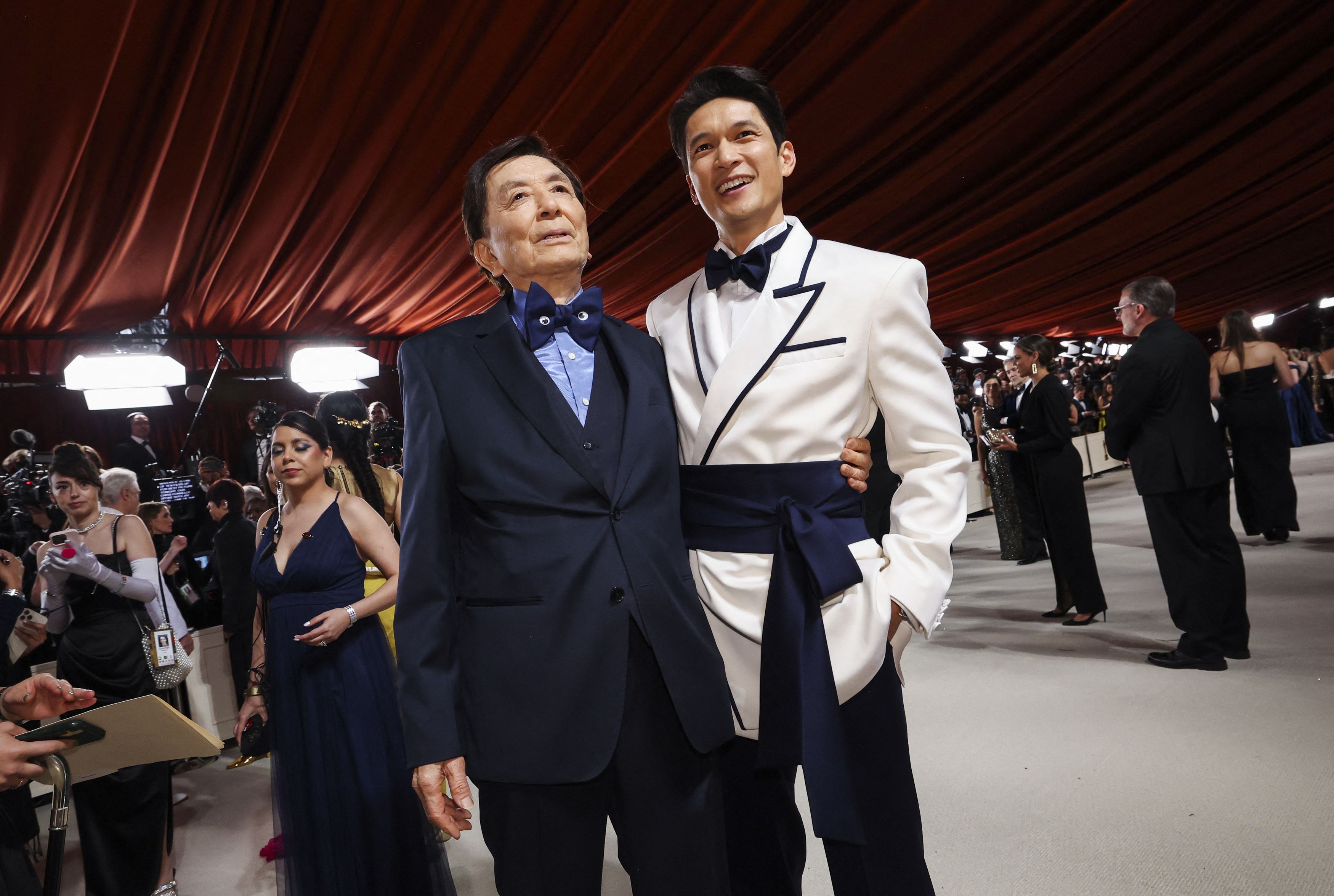 James Hong and Harry Shum Jr. (Mario Anzuoni/Reuters)